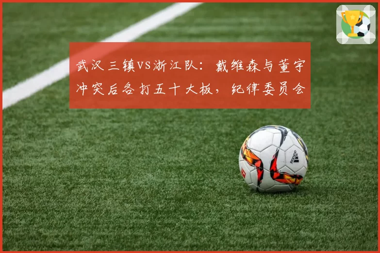 武汉三镇vs浙江队:戴维森与董宇冲突后各打五十大板,纪律委员会赛后追罚力度存疑
